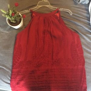 Red Halter Top